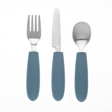Load image into Gallery viewer, KiddiKutter Cutlery Set Sky Blue