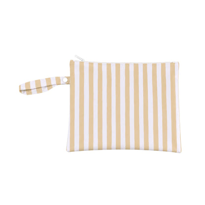 Ocean Friends/Mustard Stripe Wet Bag Duo