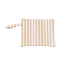 Load image into Gallery viewer, Ocean Friends/Mustard Stripe Wet Bag Duo