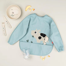 Load image into Gallery viewer, Blue Farm Sleeved Pocket Bib