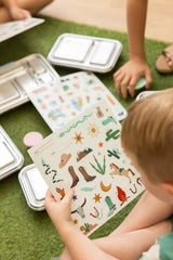 Reusable Lunch Box Stickers | Wild West