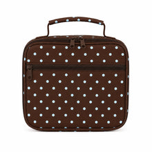 Load image into Gallery viewer, Polka Dots Mini Insulated Lunch Bag