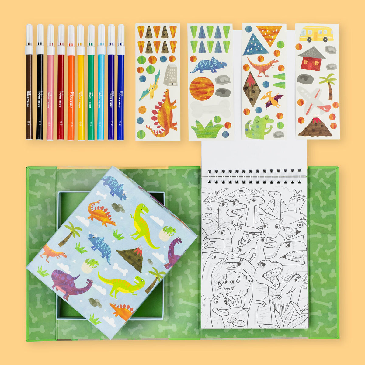Dinosaurs Colouring Set