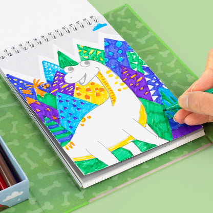 Dinosaurs Colouring Set