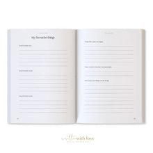 Load image into Gallery viewer, Classic White Linen Baby Memory Book with Keepsake Box