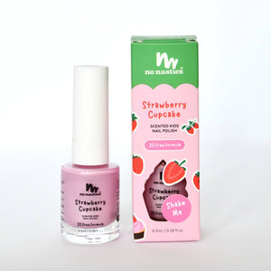Water Based Scented Scratch Off Kids Nail Polish: Birthday Cake - Party Pink