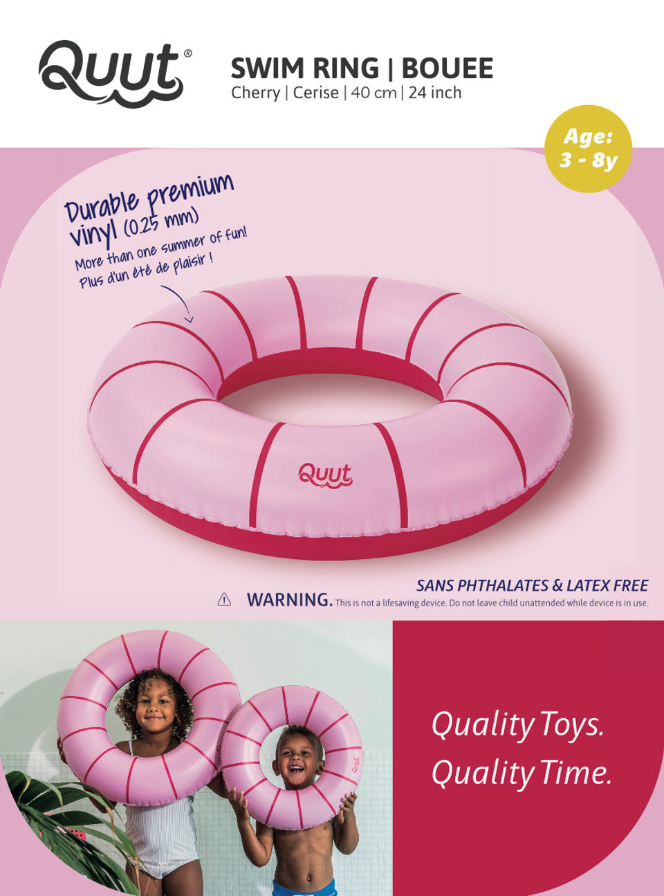 Swim Ring | Small Cherry Red 40cm