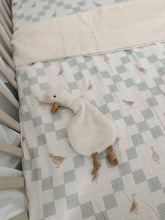 Load image into Gallery viewer, Goosey Gander Fur Lined Cot Blanket