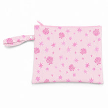 Load image into Gallery viewer, Stardust Shells/Pink Gingham Wet Bag Duo