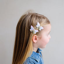 Load image into Gallery viewer, Striped Butterfly Clips