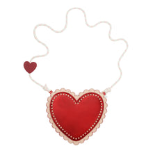 Load image into Gallery viewer, Scalloped Heart Bag