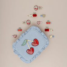 Load image into Gallery viewer, Red Cherries Mini Clips RED