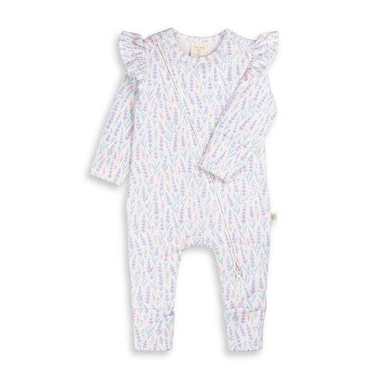 Zipsuit L/S | Lavender Fields