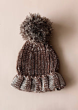 Load image into Gallery viewer, Chunky Cotton Beanie | Chocolate