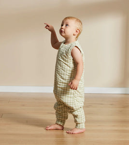 Grow Sleep Suit | Gumleaf Gingham