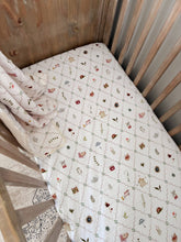 Load image into Gallery viewer, Cottage Picnic Fitted Cot Sheet