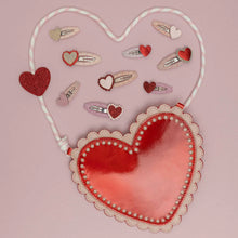 Load image into Gallery viewer, Scalloped Heart Bag