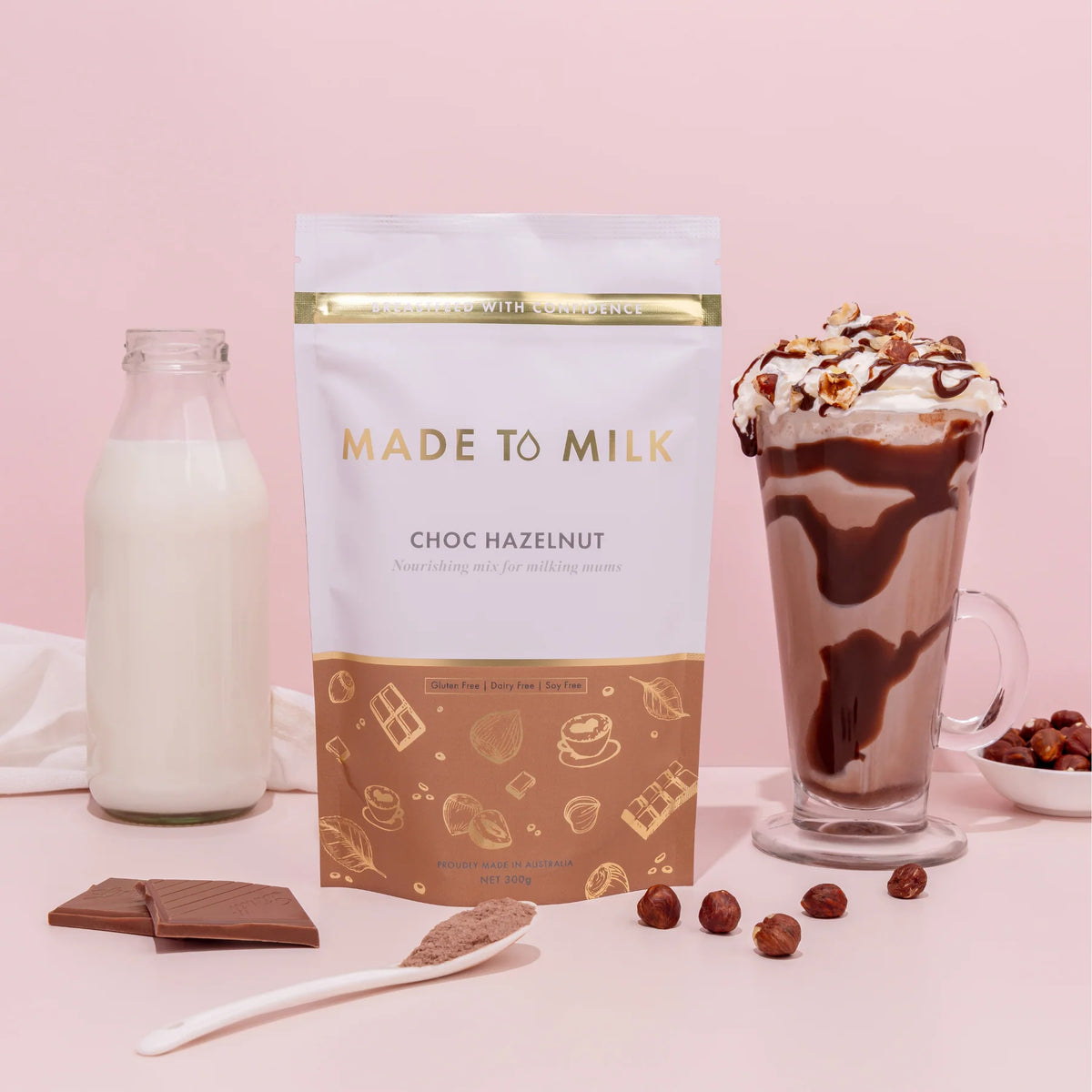 Choc Hazelnut Lactation Drink Mix