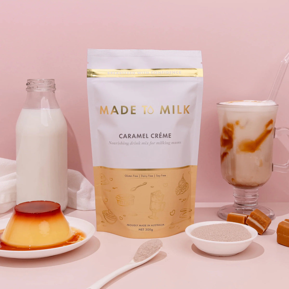 Caramel Creme Lactation Drink GF, DF, SF
