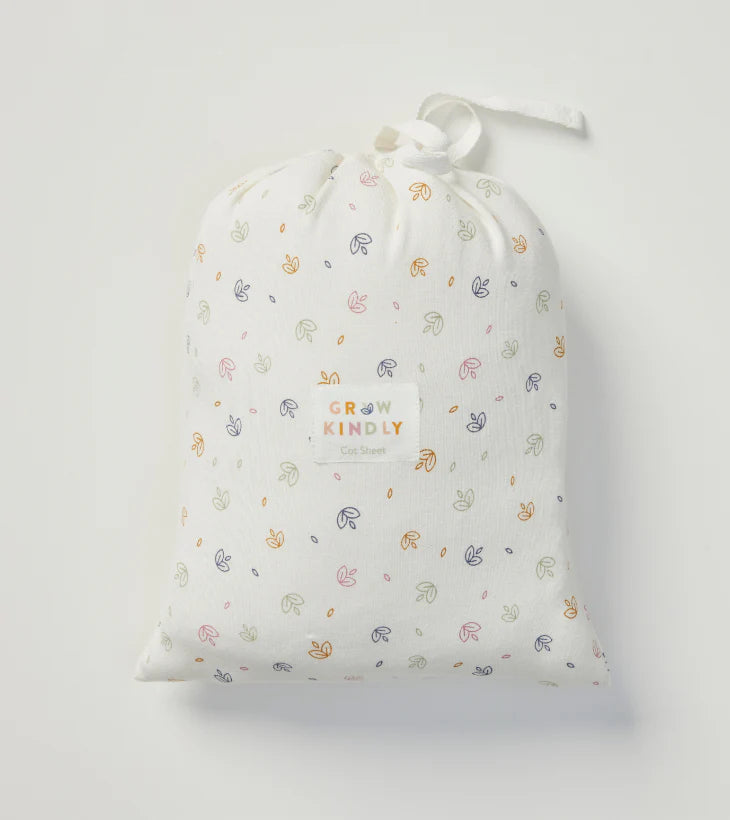 0.2TOG Fitted Cot Sheet | Rainbow Dreaming