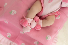 Load image into Gallery viewer, Pink Pom Pom Knit Booties