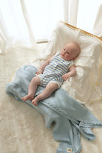 Load image into Gallery viewer, Heritage Knit Blanket | Traditional Blue