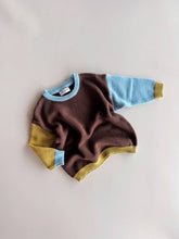 Load image into Gallery viewer, Cotton Knit Jumper  | Brown/Blue/Green