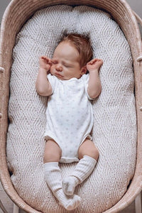 Shell Stitch Blanket | Oatmeal