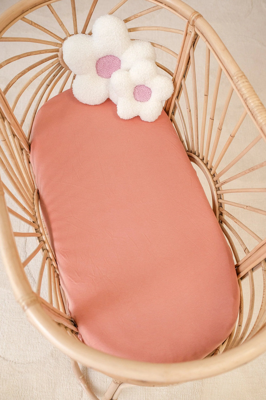 Organic Change Pad/Bassinet Sheet | Blush