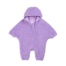 Load image into Gallery viewer, Poncho Zipsuit L/S | Lavender Frost Stripes