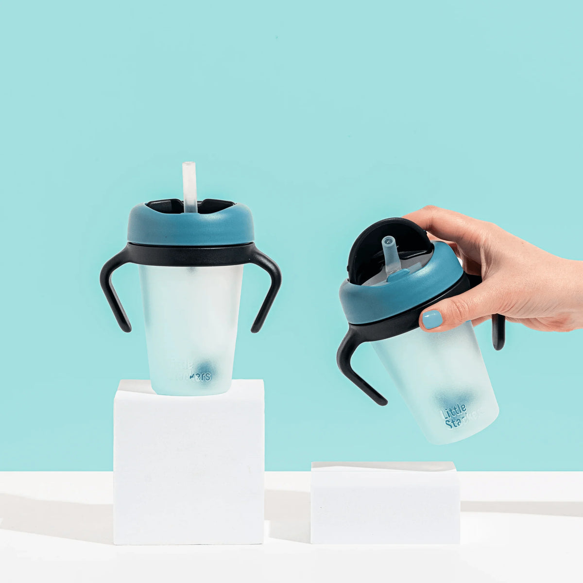 Weighted Straw Sippy Cup 2pc