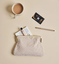 Load image into Gallery viewer, Everything Clutch | Petite | Biscotti Gingham