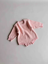 Load image into Gallery viewer, Chunky LS Romper | Sweetpea