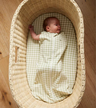 Load image into Gallery viewer, Swaddle Sleeping Bag | Gumleaf Gingham