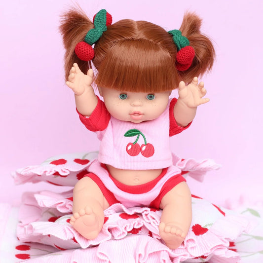Cherry Dolls Top and Bloomer Set