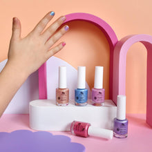 Load image into Gallery viewer, Water Based Scented Scratch Off Kids Nail Polish: Lollipop - Purple/Pink