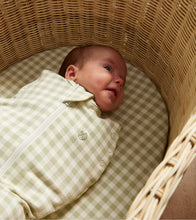 Load image into Gallery viewer, Swaddle Sleeping Bag | Gumleaf Gingham