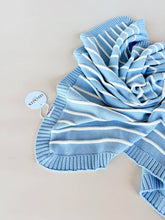 Load image into Gallery viewer, Raised Stripe Blanket | Arctic