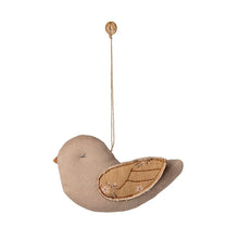 Load image into Gallery viewer, Maileg Bird Ornament Winter Heart Sand