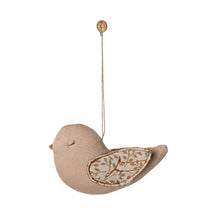 Load image into Gallery viewer, Maileg Bird Ornament Winter Heart Sand