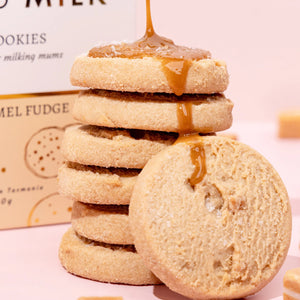 Salted Caramel Fudge Lactation Cookie