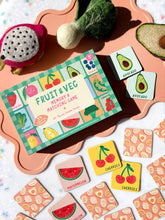 Load image into Gallery viewer, Fruit and Veg Memory &amp; Matching Game - Kids Educational Gift