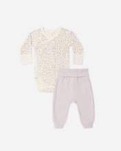 Load image into Gallery viewer, Floret Side Snap Bodysuit + Pant Set