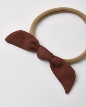 Load image into Gallery viewer, Little Knot Headband Black Cherry
