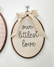 Load image into Gallery viewer, Medium &#39;our littlest love&#39; Hoop