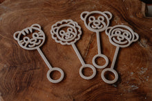 Load image into Gallery viewer, Safari Animals Bubble Wand Pack