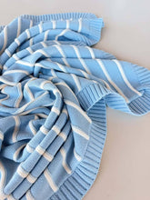 Load image into Gallery viewer, Raised Stripe Blanket | Arctic
