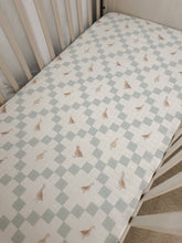 Load image into Gallery viewer, Goosey Gander Fitted Cot Sheet