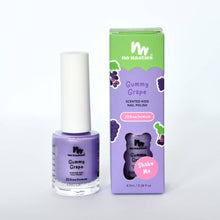 Load image into Gallery viewer, Water Based Scented Scratch Off Kids Nail Polish: Limited Edition Christmas - Candy Cane - Minty Green