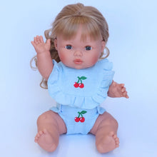 Load image into Gallery viewer, Cherry Dolls Bib and Diaper Set